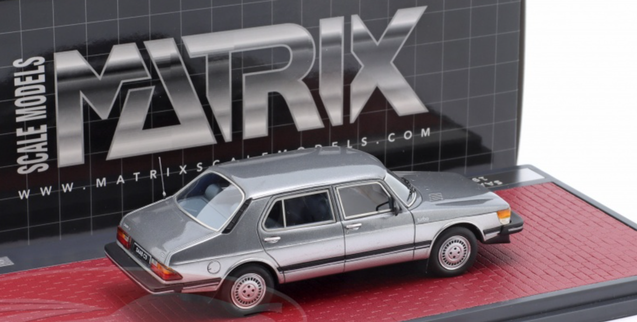 1/43 Matrix 1981-1984 Saab 900 CD (Silver) Car Model