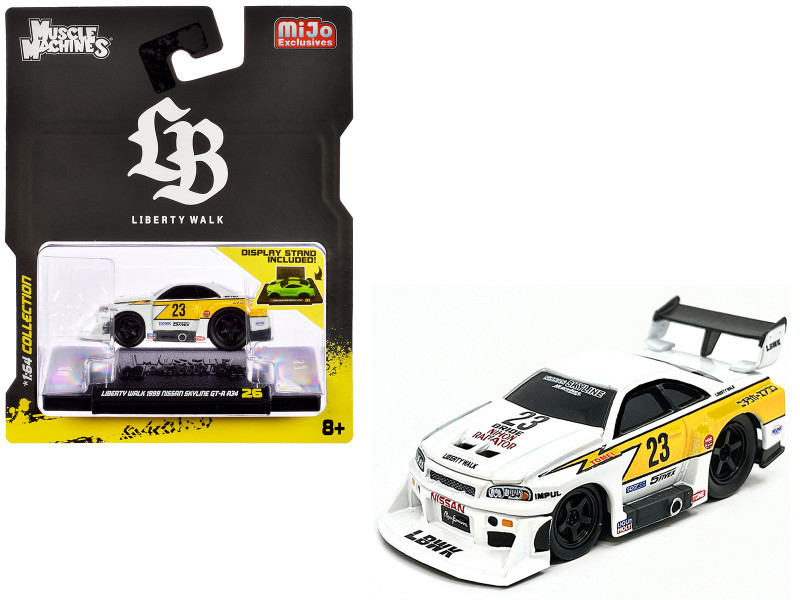 1/64 Muscle Machines LBWK Nissan GT-R R34 Super Silhouette Skyline