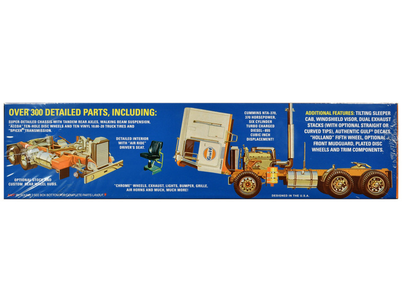 Skill 3 Model Kit Kenworth K-123 Cabover Truck Tractor 