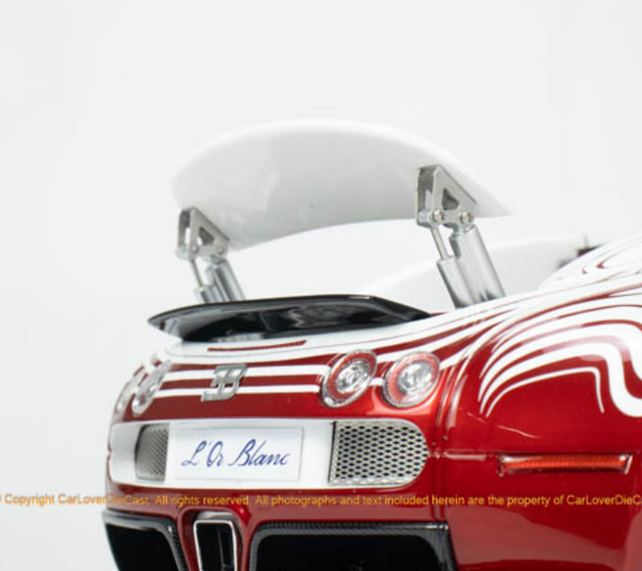 1/18 HH Model Bugatti Veyron Lor Metallic Red