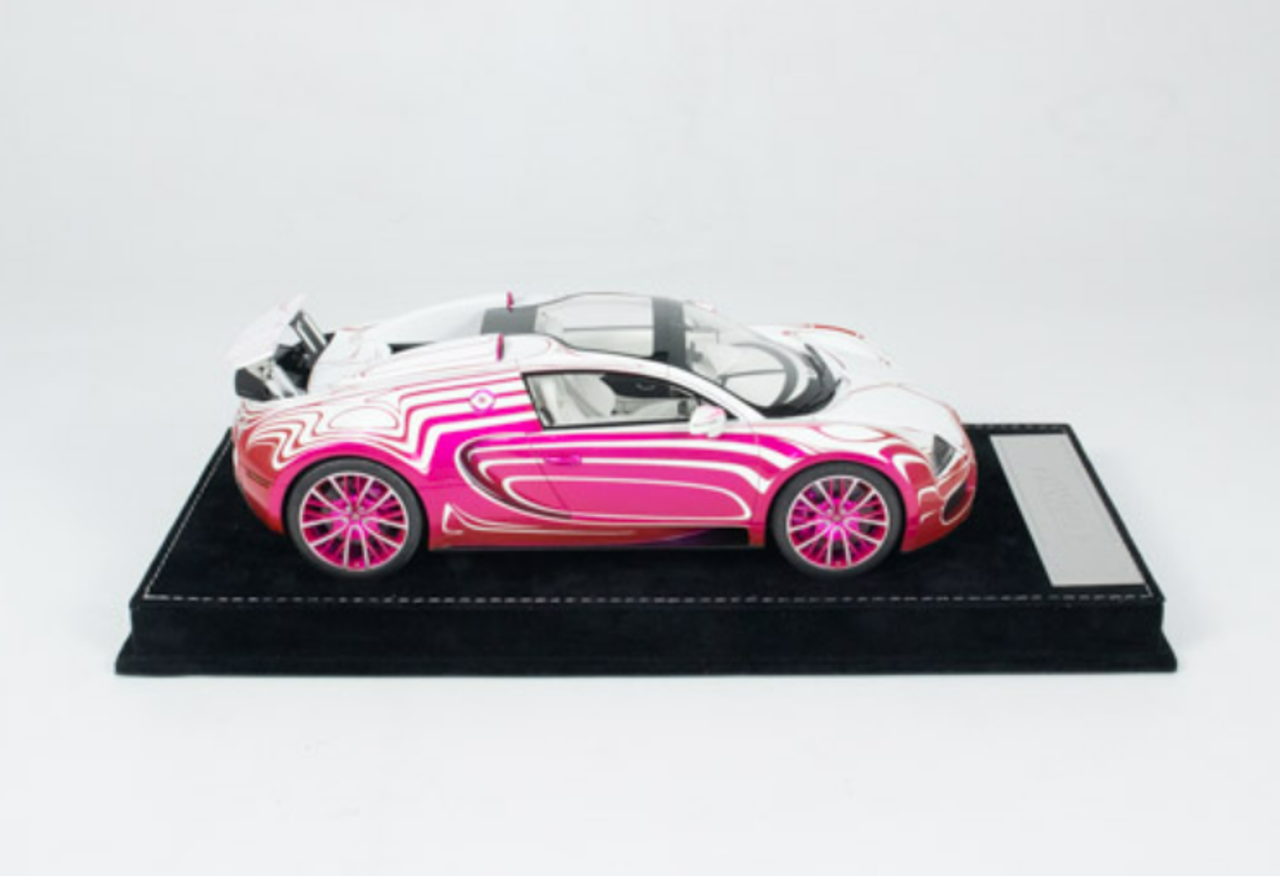 1/18 HH Model Bugatti Veyron Lor Flash Pink