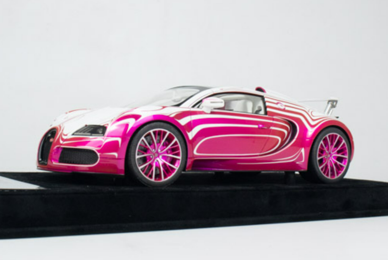 1/18 HH Model Bugatti Veyron Lor Flash Pink