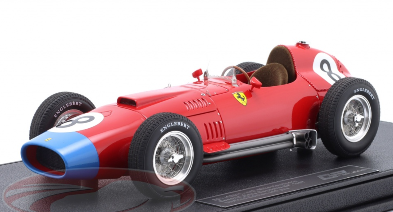 1/18 GP Replicas 1957 Formula 1 Mike Hawthorn Ferrari 801 #8 2nd Germany GP Car Model