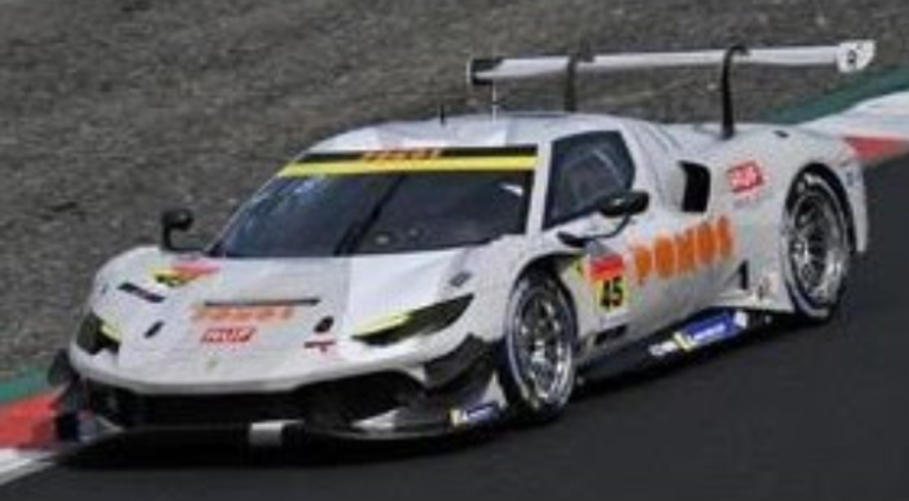 1/43 Looksmart 2024 GT300 Super GT Ponos Ferrari 296 #45 Ponos Racing K. Cozzolino, L.Wadoux Car Model