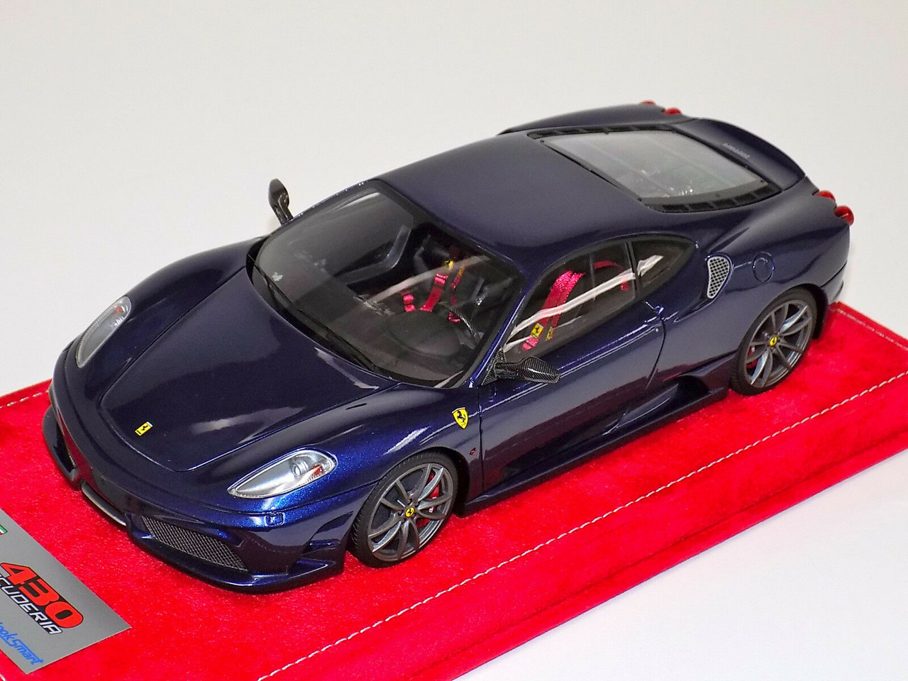 1/18 Looksmart Ferrari F430 Scuderia TDF (Blue) Resin Car Model