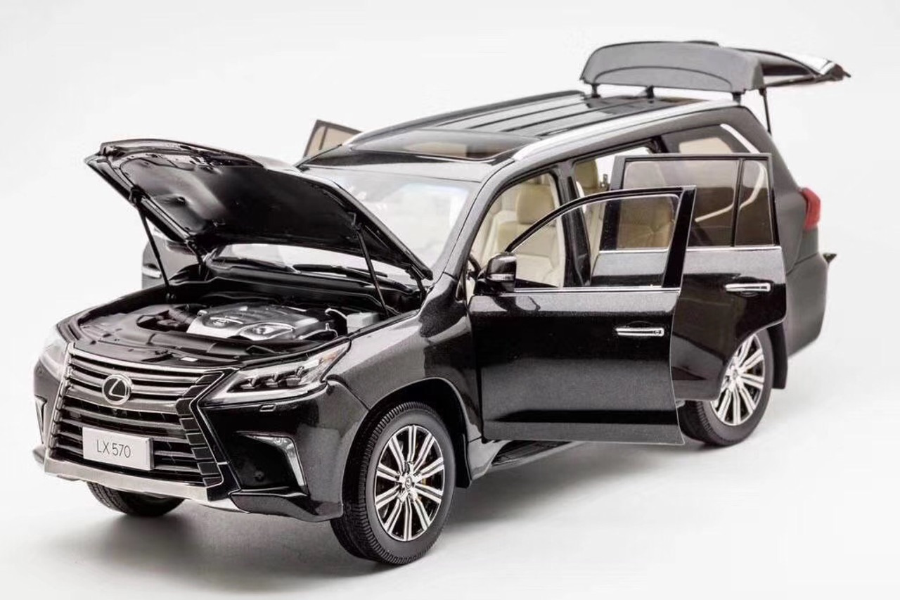 1/18 Kyosho Lexus LX570 (Black) Diecast Car Model - LIVECARMODEL.com