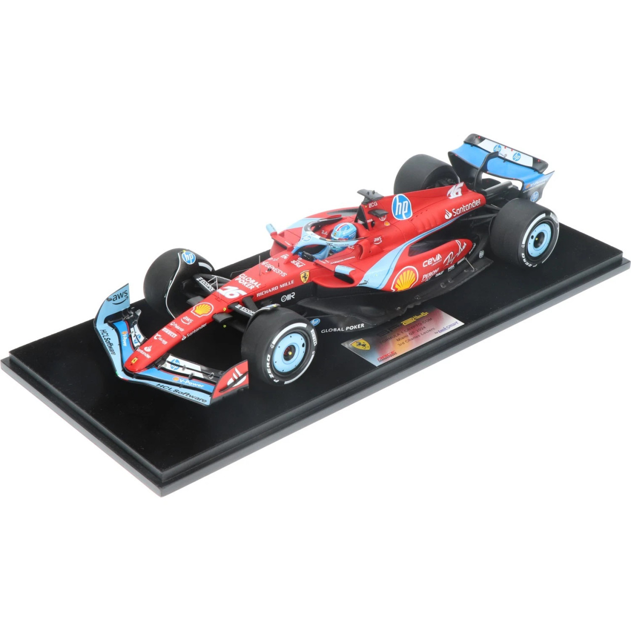 美品 1/18ルックスマートフェラーリSF15-T Kライコネン バーレーンGP