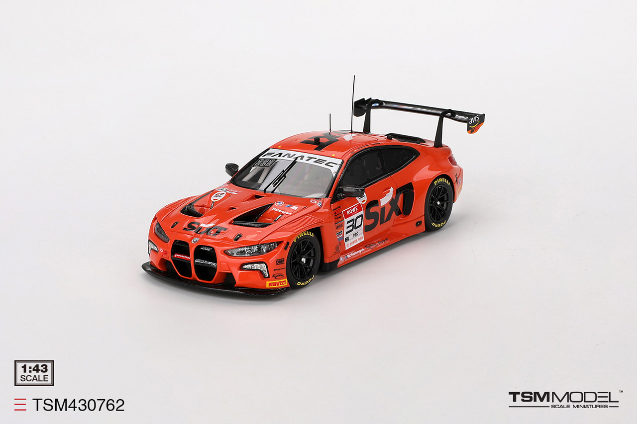1/43 TSM BMW M4 GT3 #30 BMW M Team WRT 2023 IGTC  INDY 8 Hrs Winner Car Model