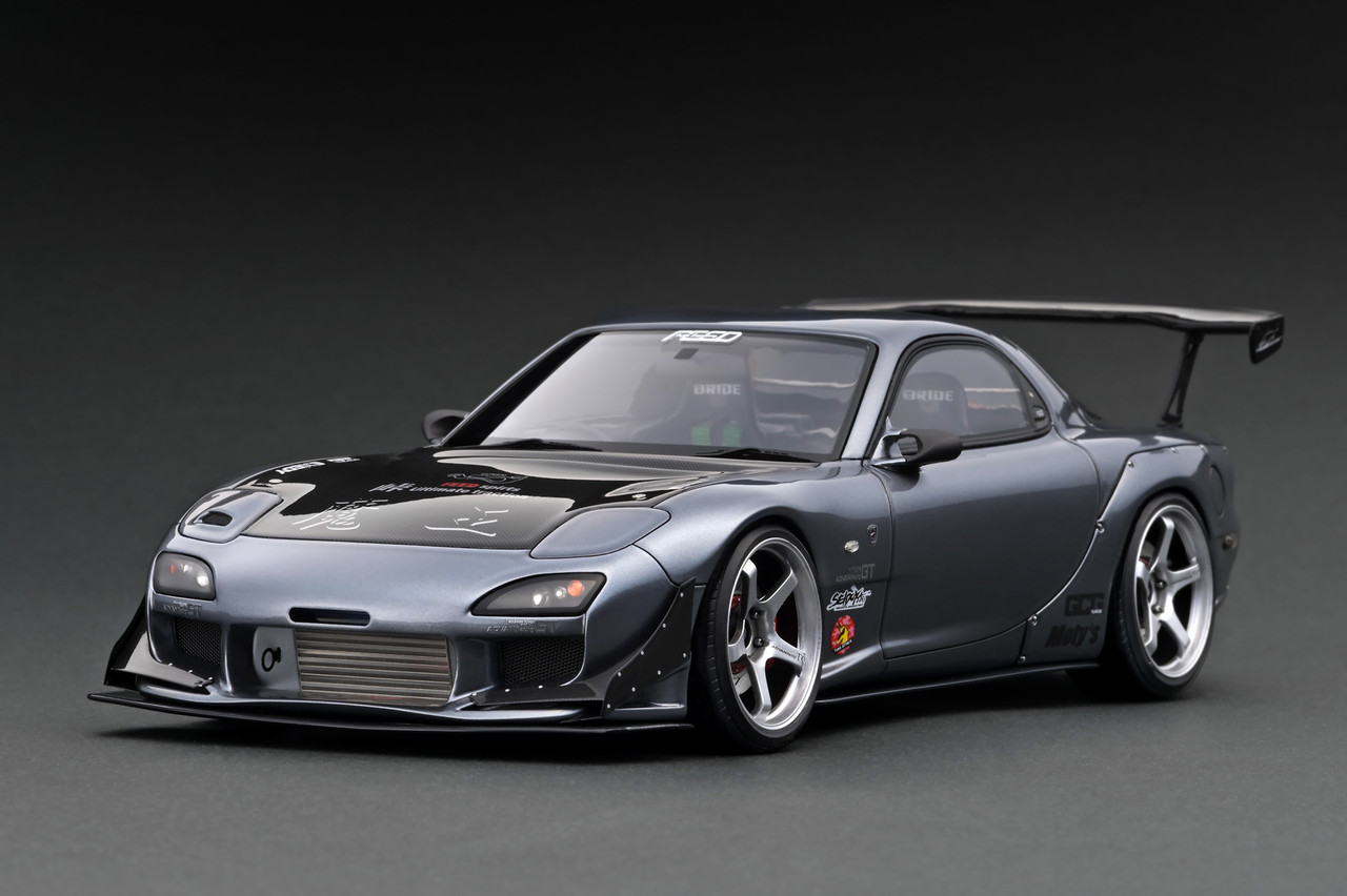 1/18 Ignition Model Mazda FEED RX-7 (FD3S) 2016 ver. Gun Metallic (AD-Wheel)