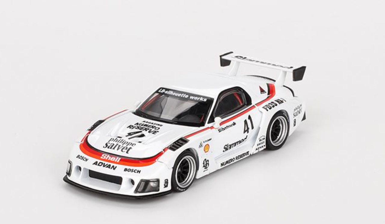 1/64 Mini GT Mazda RX-7 RX7 LB-Super Silhouette #41 Numero Reserve Diecast Car Model