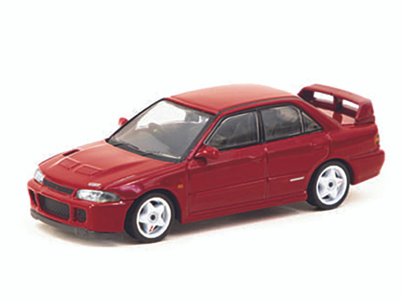 1/64 Tarmac Works Mitsubishi Lancer GSR Evolution II (Red) Diecast