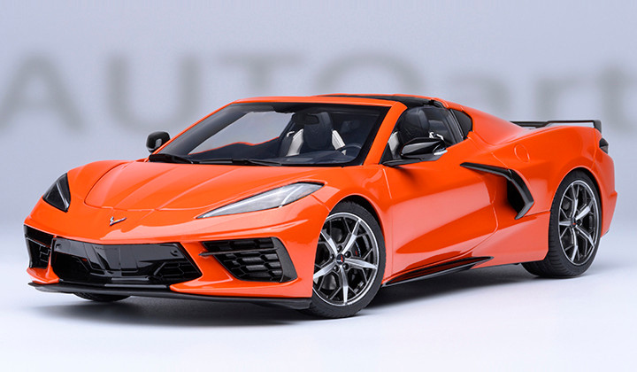 1/18 AUTOart Chevrolet Corvette C8 Stingray Z51 (Sebring Orange