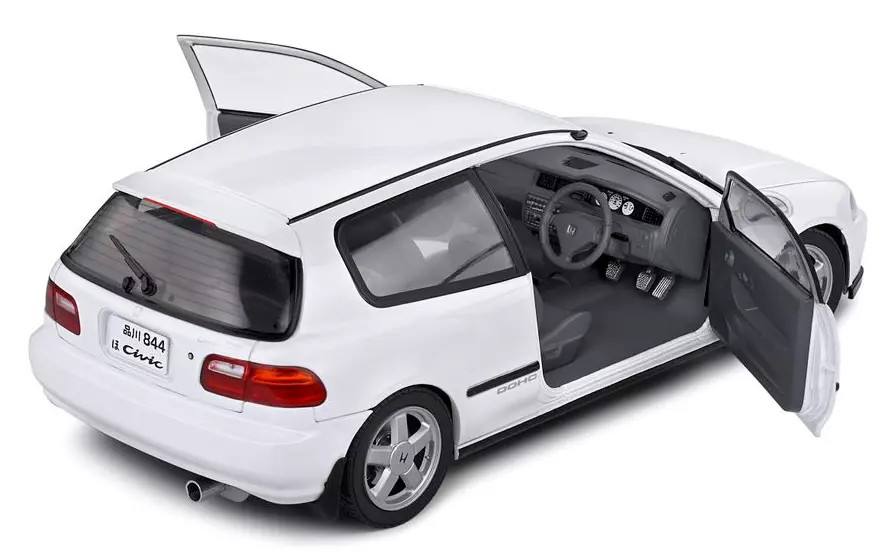 1/18 Solido 1991 Honda Civic EG6 (White) Diecast Car Model