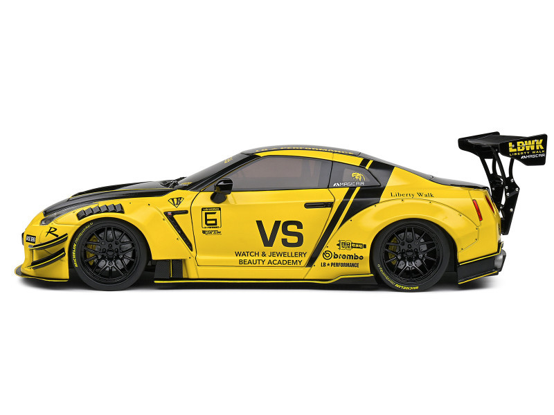 1/18 Solido 2020 Nissan GT-R GTR R35 Liberty Walk Body Kit (Yellow