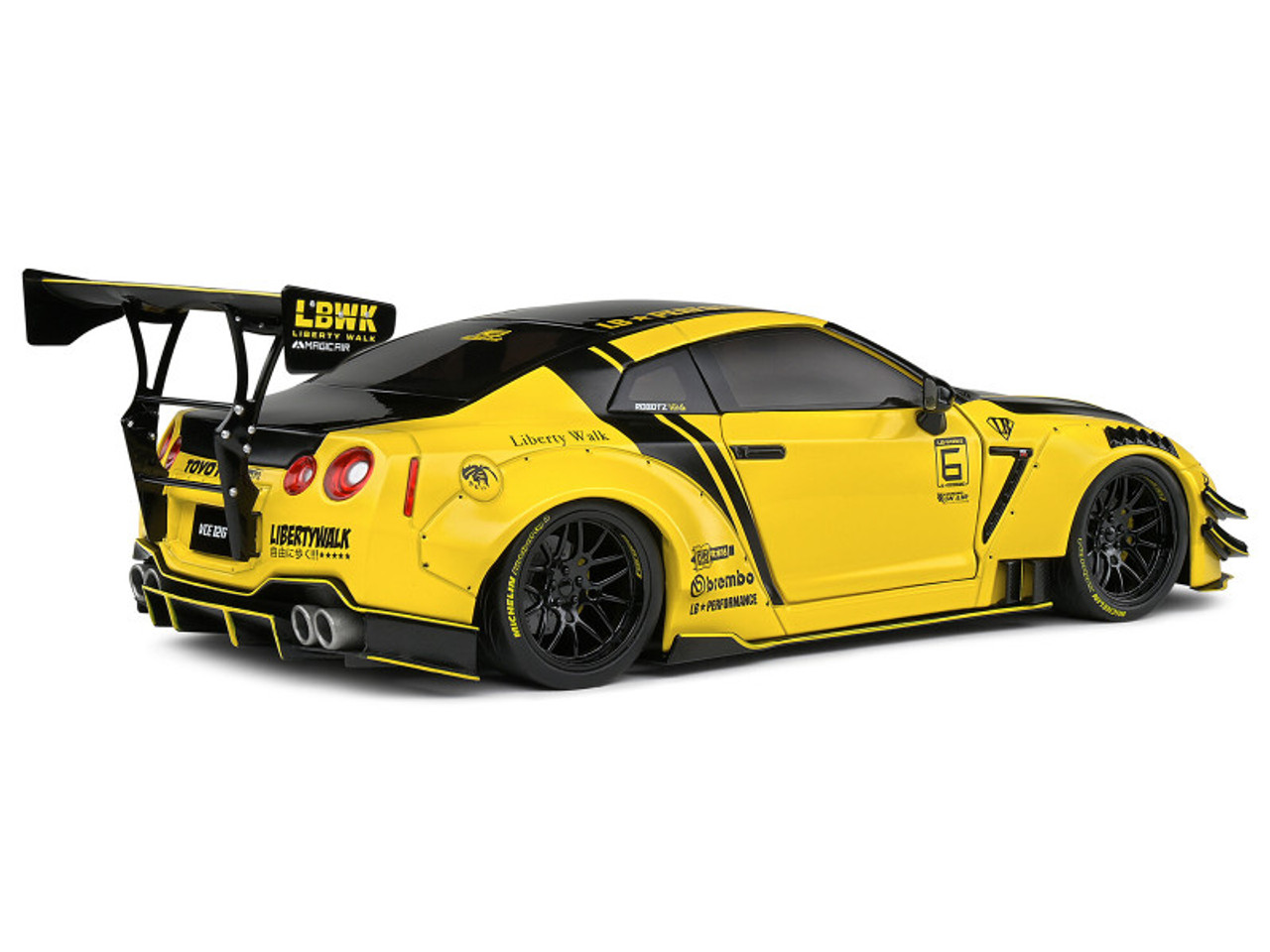 ミニカー Liberty Walk Nissan GT-R AdvanR35 1/18 GT Spirit NISSAN R35 GT-R LB Performance Liberty Walk