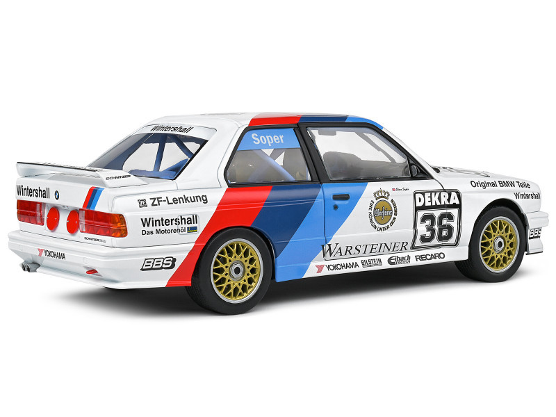 1/18 Solido 1989 BMW M3 E30 #36 Soper DTM Diecast Car Model
