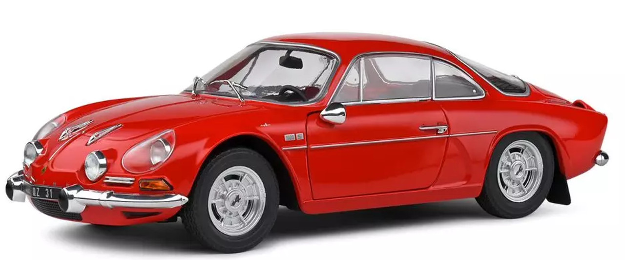 1/18 Solido 1969 Renault Alpine A110 1600S (Red) Diecast Car Model