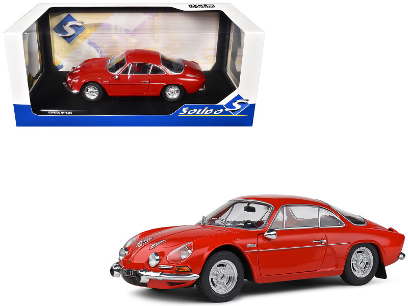 1/18 Solido 1969 Renault Alpine A110 1600S (Red) Diecast Car Model
