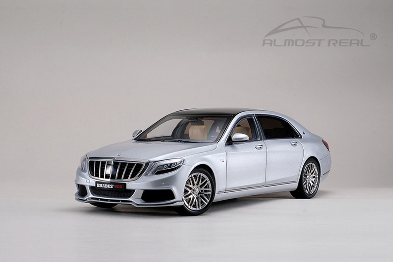 1/18 Almostreal Almost Real Mercedes-Benz Mercedes Maybach S65 AMG Brarus 900 (Silver) Diecast Car Model