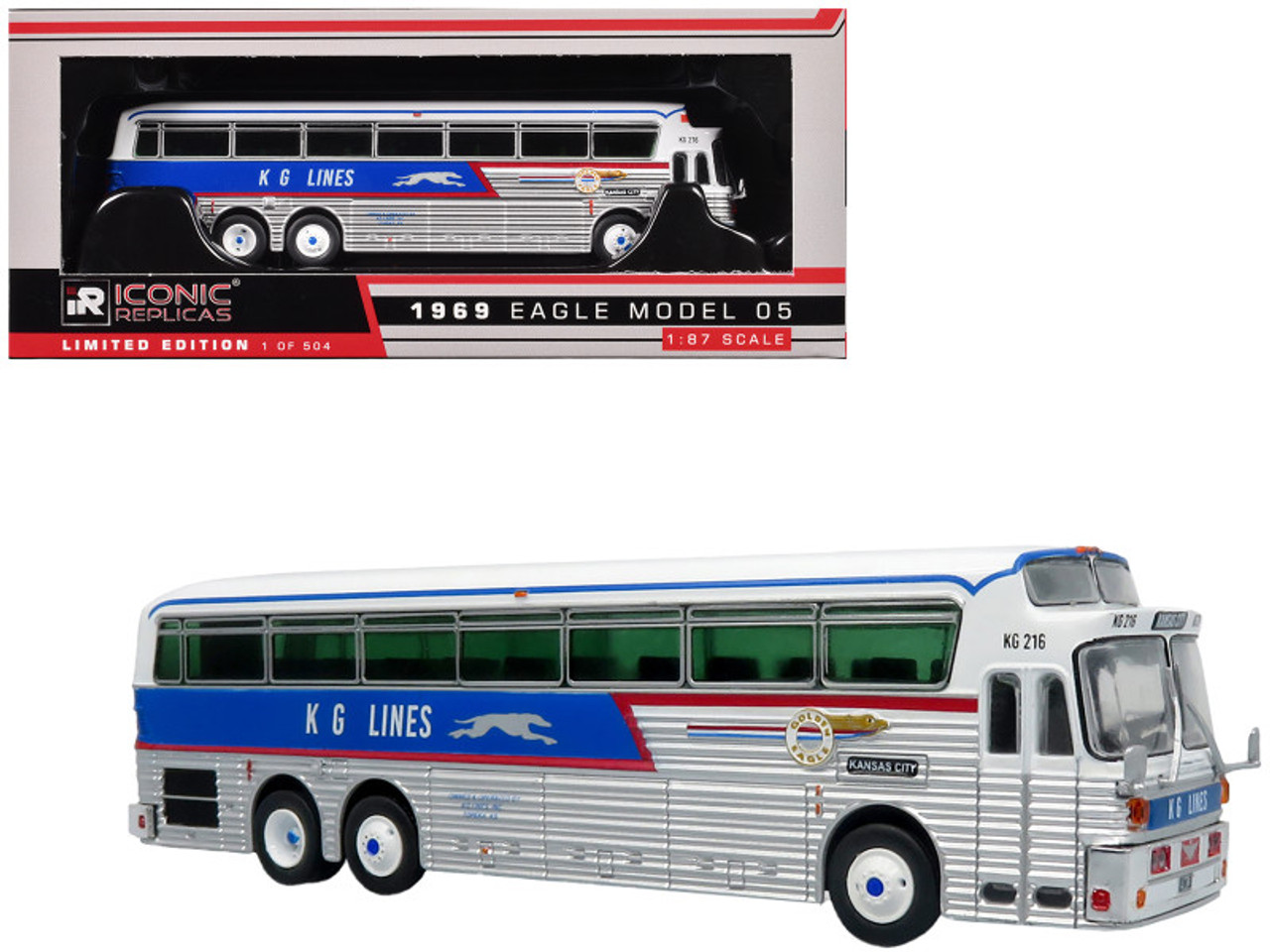1/87 Iconic Replicas 1971 Eagle Model 05 Coach KG Lines