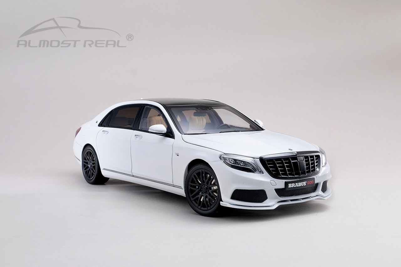 1/18 Almostreal Almost Real Mercedes-Benz Mercedes Maybach S65 AMG Brarus 900 (White) Diecast Car Model