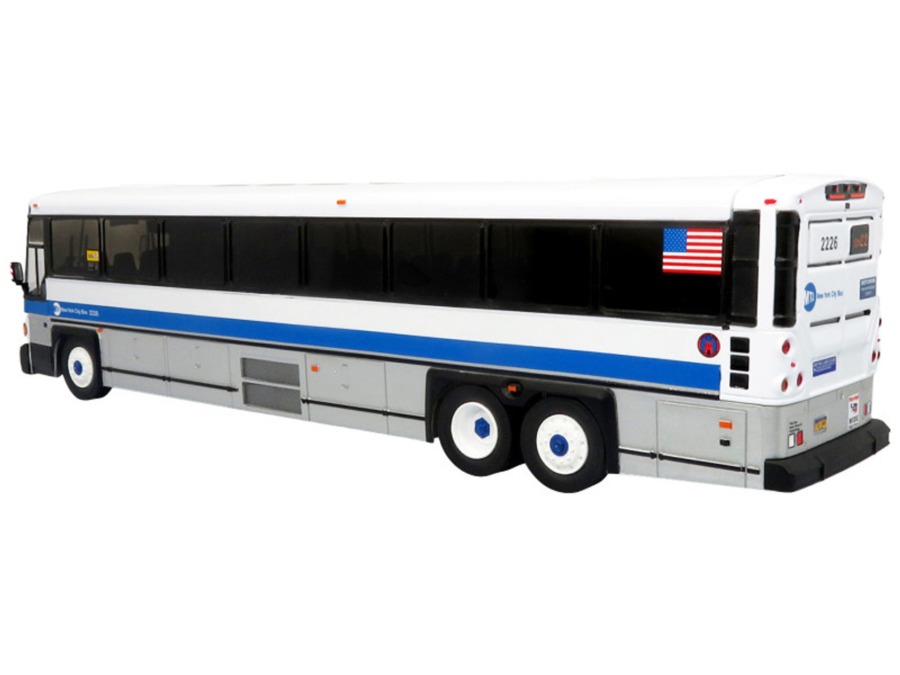 1/50 Iconic Replicas MCI D4500CT Coach MTA New York City Car