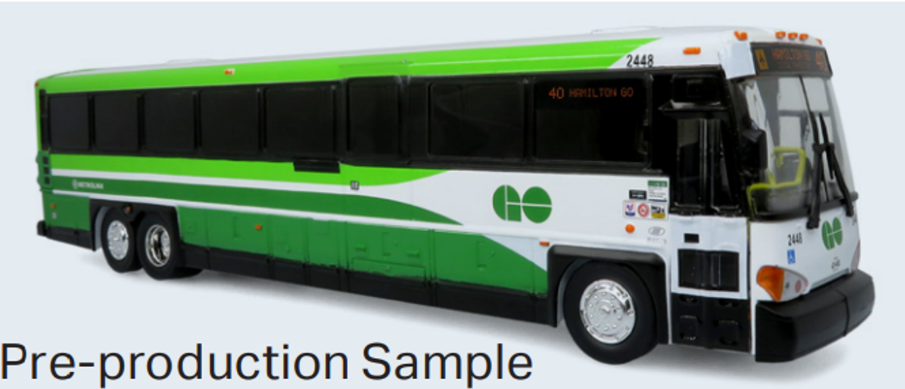 1/50 Iconic Replicas MCI D4500CT Coach Go Transit Car Model