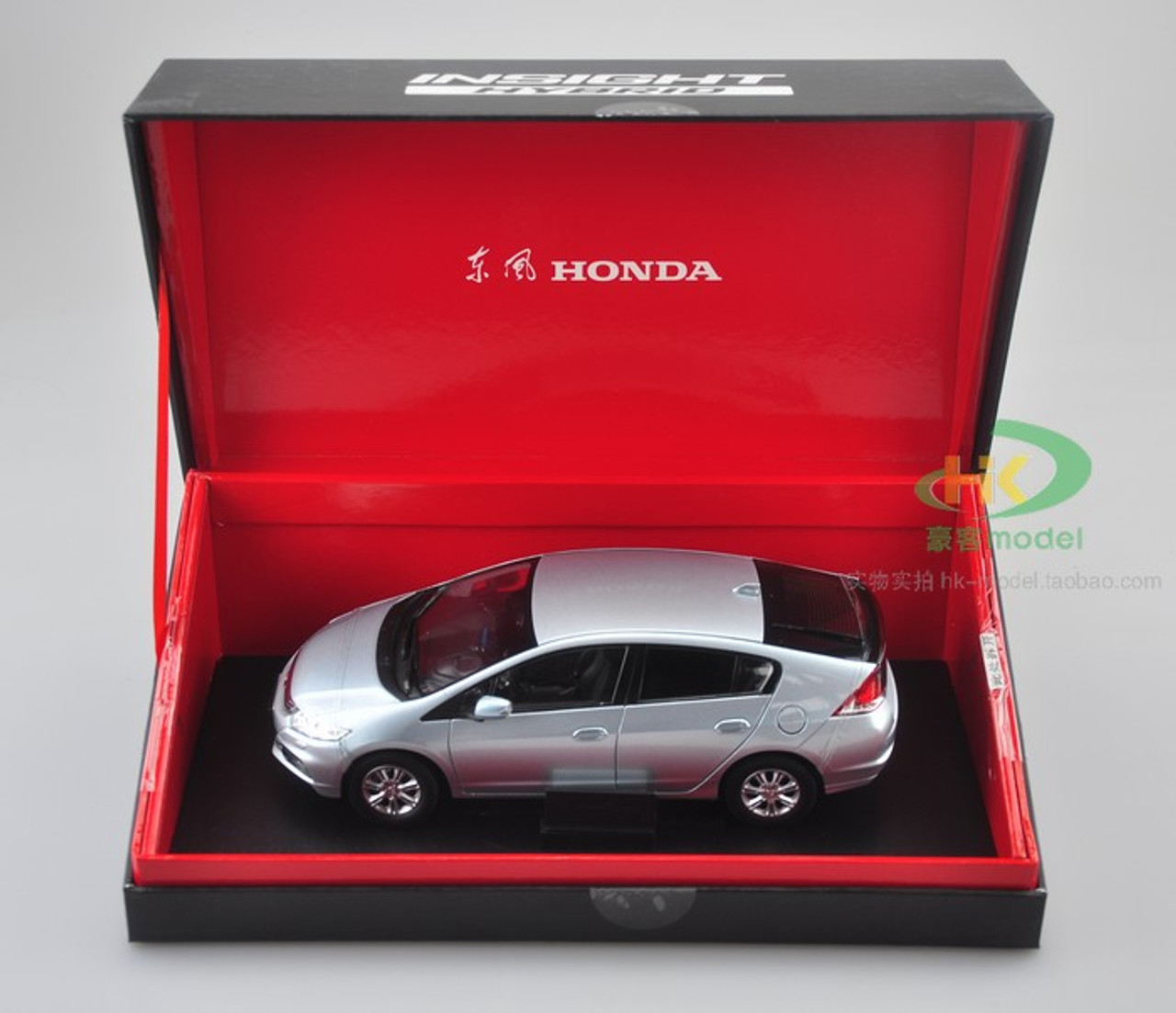 1/18 Honda Insight Hybrid (Silver Blue) Diecast Car Model