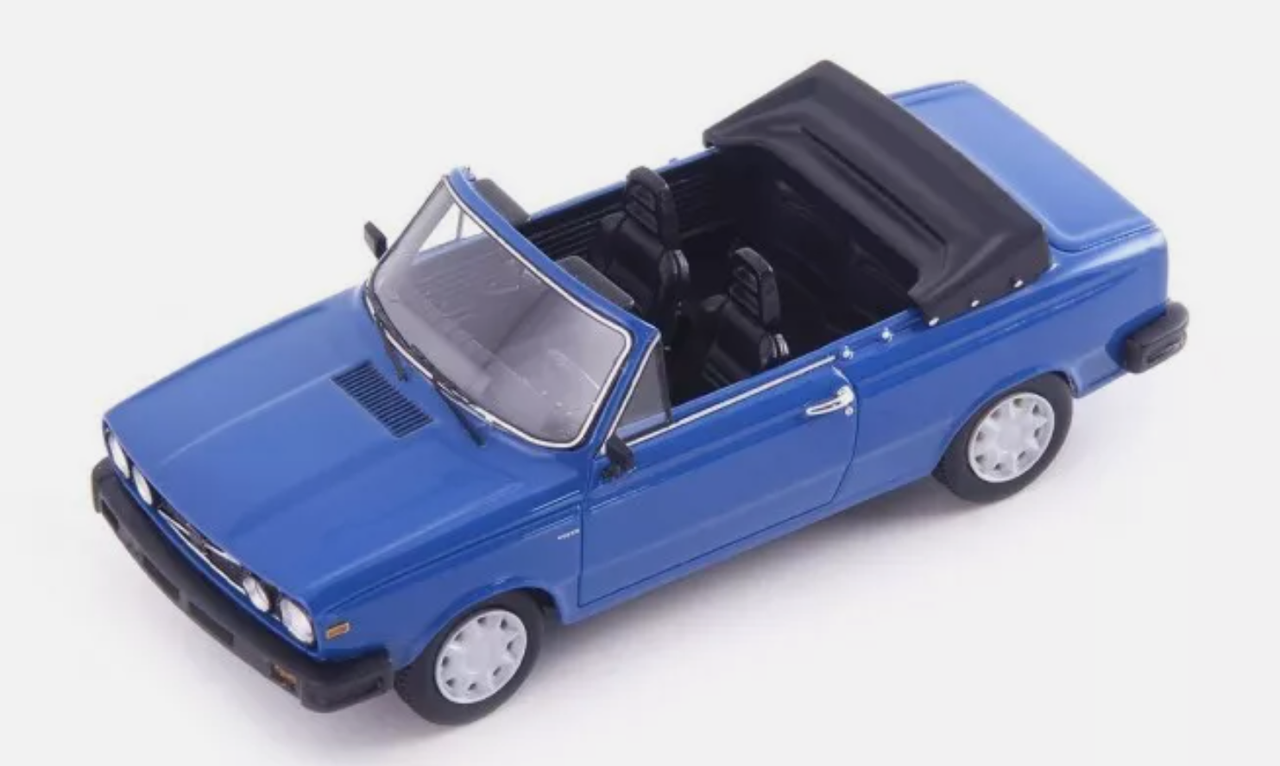 Volvo 760 GLE cabriolet Mellberg bleue (Avenue 43) 1/43e