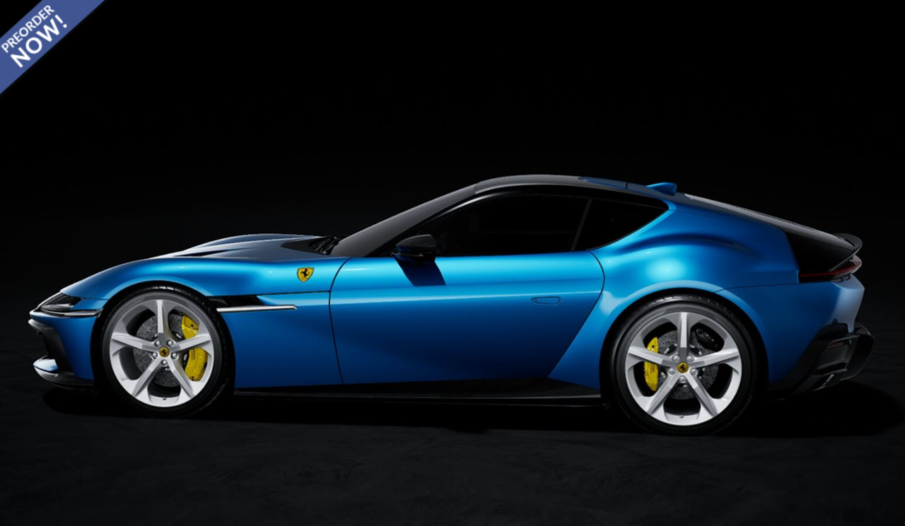 1/43 BBR Ferrari 12 Cilindri Coupe (Blue Corsa) Car Model