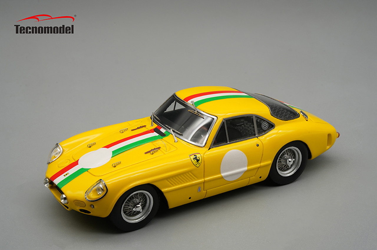 1/43 Tecnomodel Ferrari 250 GT Sperimentale Yellow Press Bruxelles 1962 Limited Edition Car Model