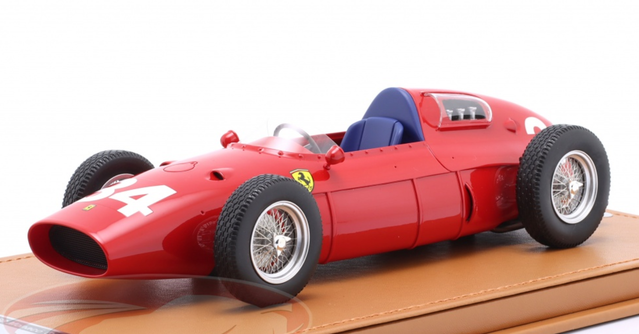 1/18 Tecnomodel 1960 Formula 1 Richie Ginther Ferrari Dino 246P F1 #34 6th Monaco GP Car Model