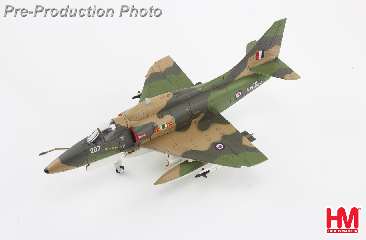 1/72 Hobby Master A-4K Skyhawk NZ6207, No.75 Squadron, RNZAF, New Zealand Diecast Model