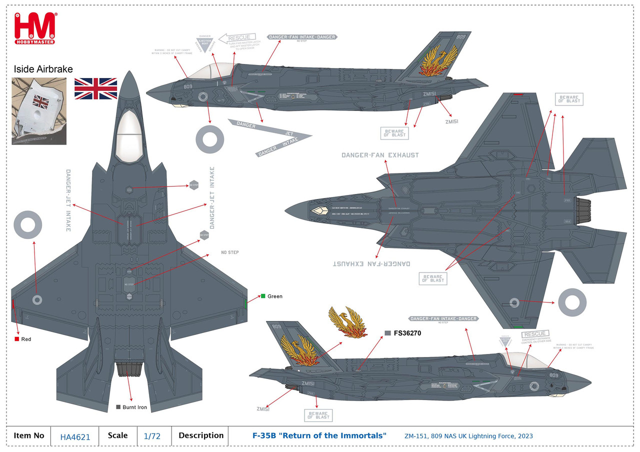 1/72 Hobby Master 2023 F-35B 