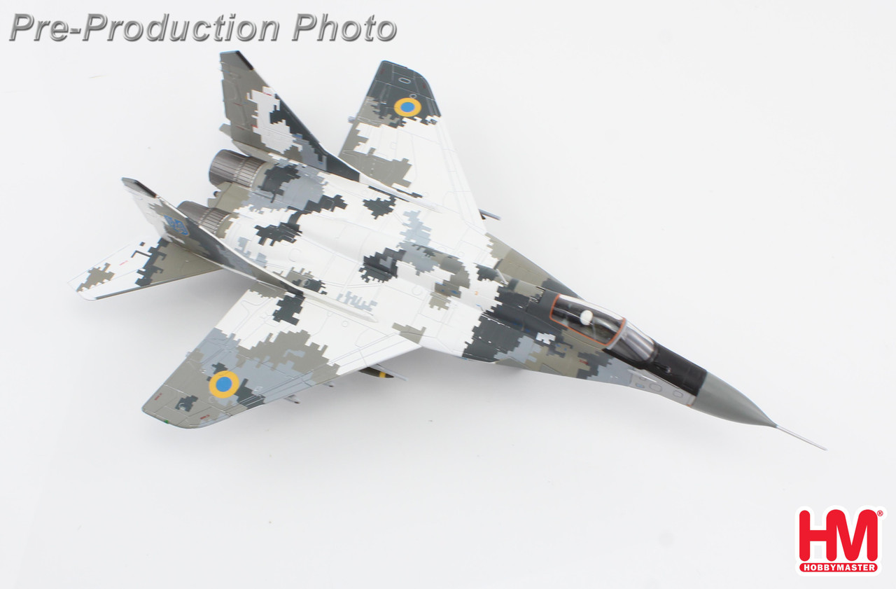 1/72 Hobby Master MIG-29 9-13 "Fulcrum C" bort 02, Ukrainian Air Force (with 2 x JDAM-ER, 2 x AGM-88) Diecast Model