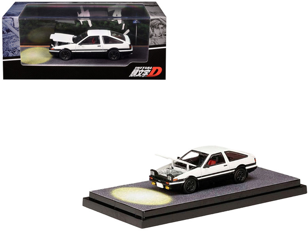 STREET WARRIOR 1/64 トヨタ AE86 2台セット Hobby Japan 1/64 Toyota SPRINTER TRUENO (AE86) DRIFT KING
