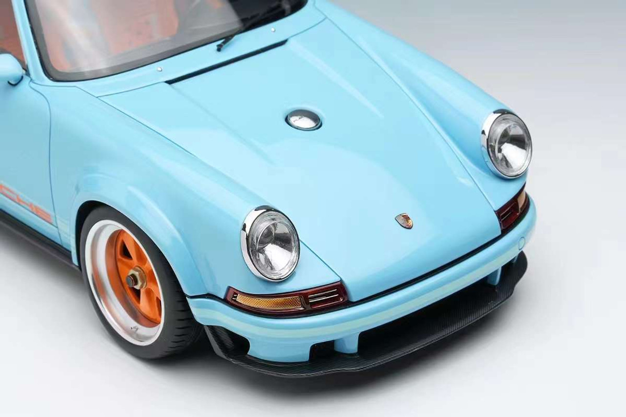 MAKE UP - 1/18 メイクアップ シンガー 911 2023 ガルフブルー 1/18 Make Up 2023 Porsche 911 964 Singer DLS (Indigo Blue
