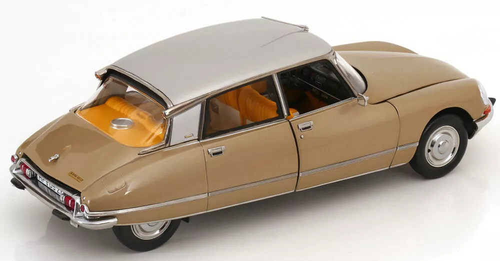1/18 Norev 1972 Citroen DS 23 Pallas (Sand Yellow) Diecast Car