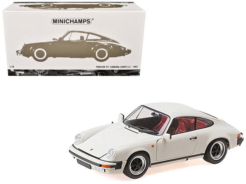 1/18 Minichamps 1983 Porsche 911 930 Carrera Coupe 3.2 (White) Car