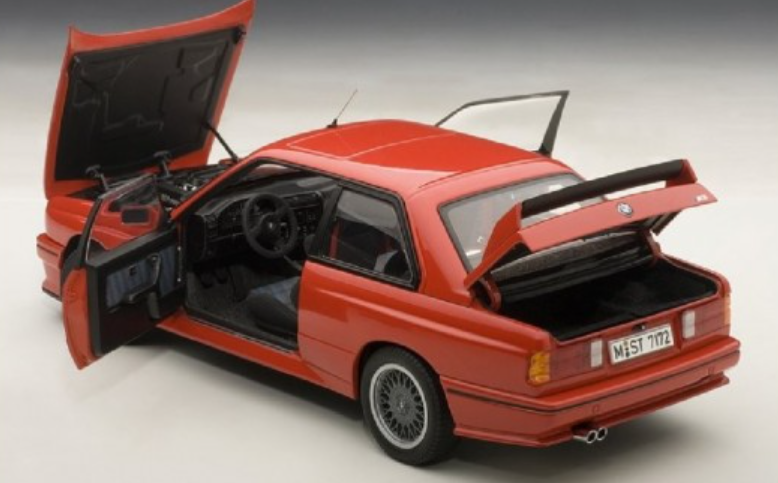 ★極美品 AUTOart 1：18  M3 SPORT EVOLUTION M3 BMW Sport 1⁄18 AUTOart E30 Evolution Diecast Autoart Red - Evo