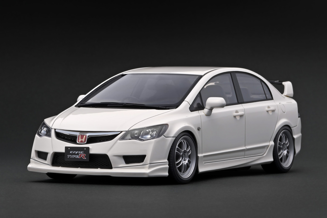 専用② 1/18 Ignition Model Honda Civic (FD2) Type-R (White) with K20