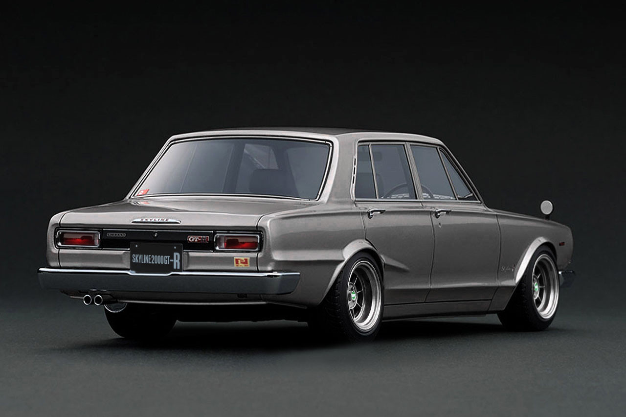 1/18 Ignition Model Nissan Skyline 2000 GT-R (PGC10) (Silver) Car Model