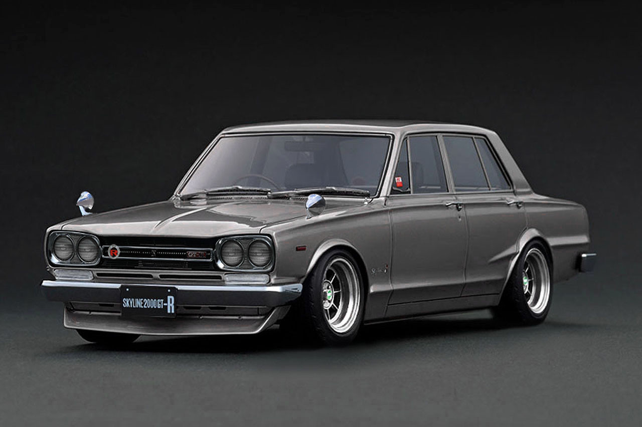 1/18 Ignition Model Nissan Skyline 2000 GT-R (PGC10) (Silver) Car Model