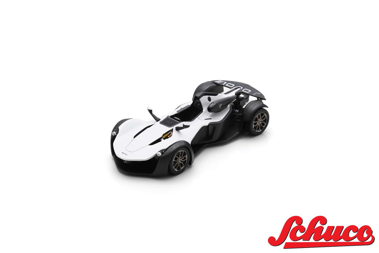 1/43 Schuco 2019 BAC Mono R (White) Car Model