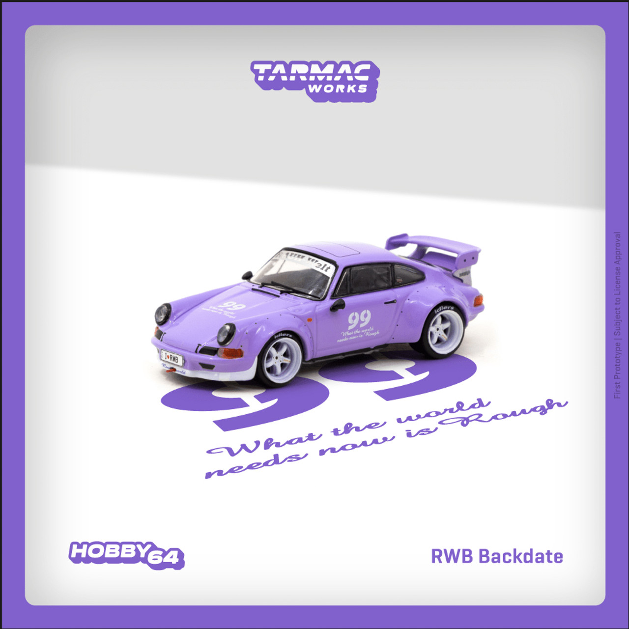 1/64 ターマックワークス TARMAC WORKS RWB Backdate 1/64 Porsche RWB Backdate Red Diecast Model Car By Tarmac