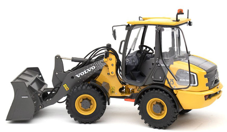 Volvo L25 フロントローダー ミニチュア 1/32 1/32 AT Collections Volvo L25 wheel Loader Electric Series Diecast