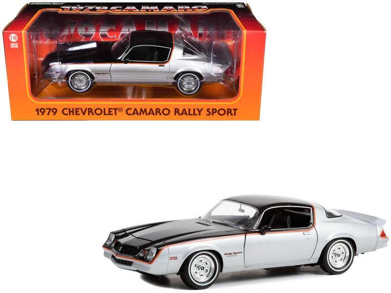1979 Chevrolet Camaro Rally Sport Silver Metallic and Black with 1979 Chevrolet Camaro Rally Sport Silver Metallic and Black with