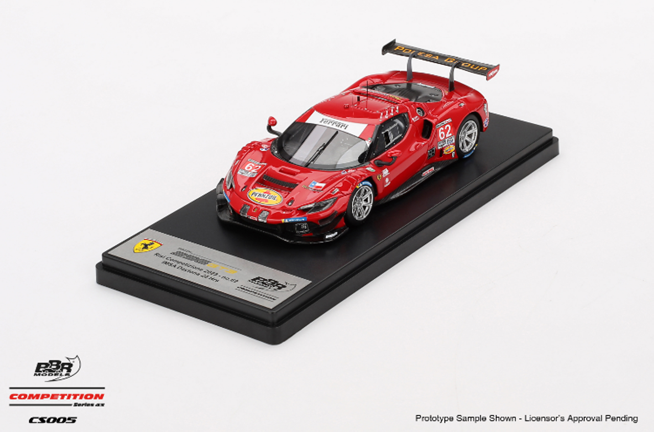 1/43 BBR Ferrari 296 GT3 #62 Risi Competizione 2023 IMSA Daytona 24 Hrs. 