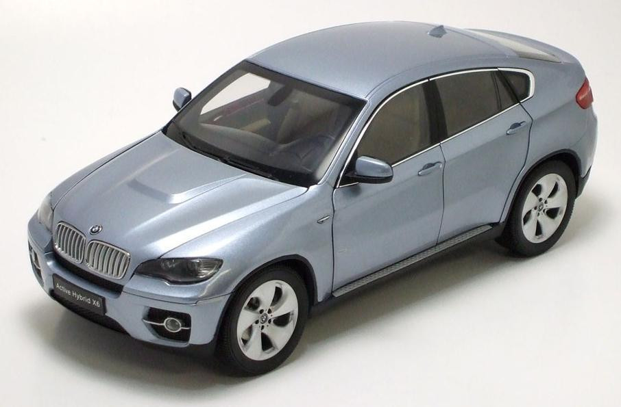 1/18 Kyosho BMW Active Hybrid X6 (Silver Blue) Diecast Car Model