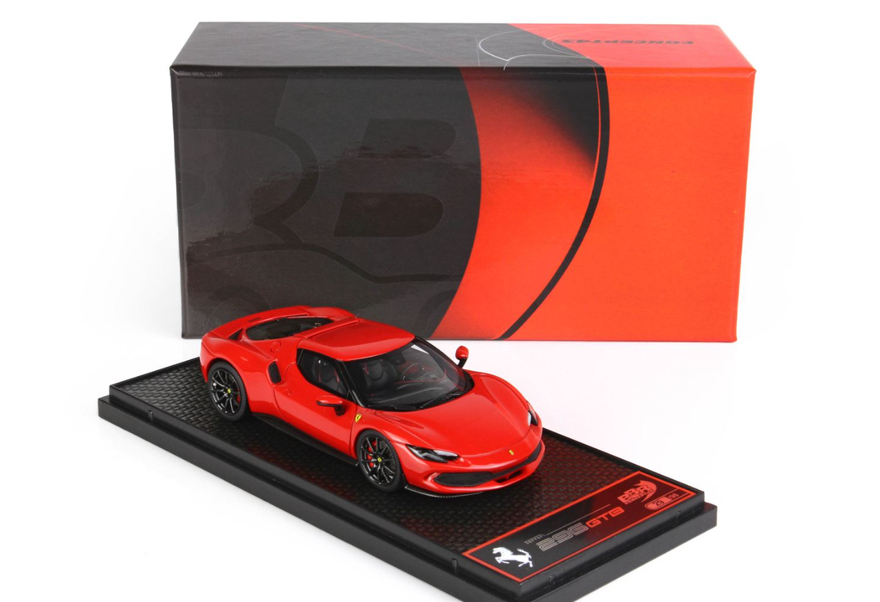 1/43 BBR Ferrari 296 GTB (Rosso Corsa 322 Red) Car Model